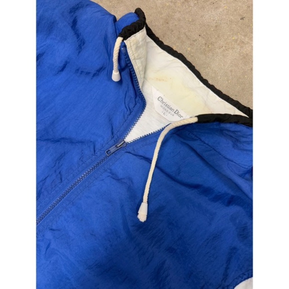 Christian Dior Monsieur Colorblock Track Jacket Full Zip Windbreaker Mens L - Picture 4 of 6